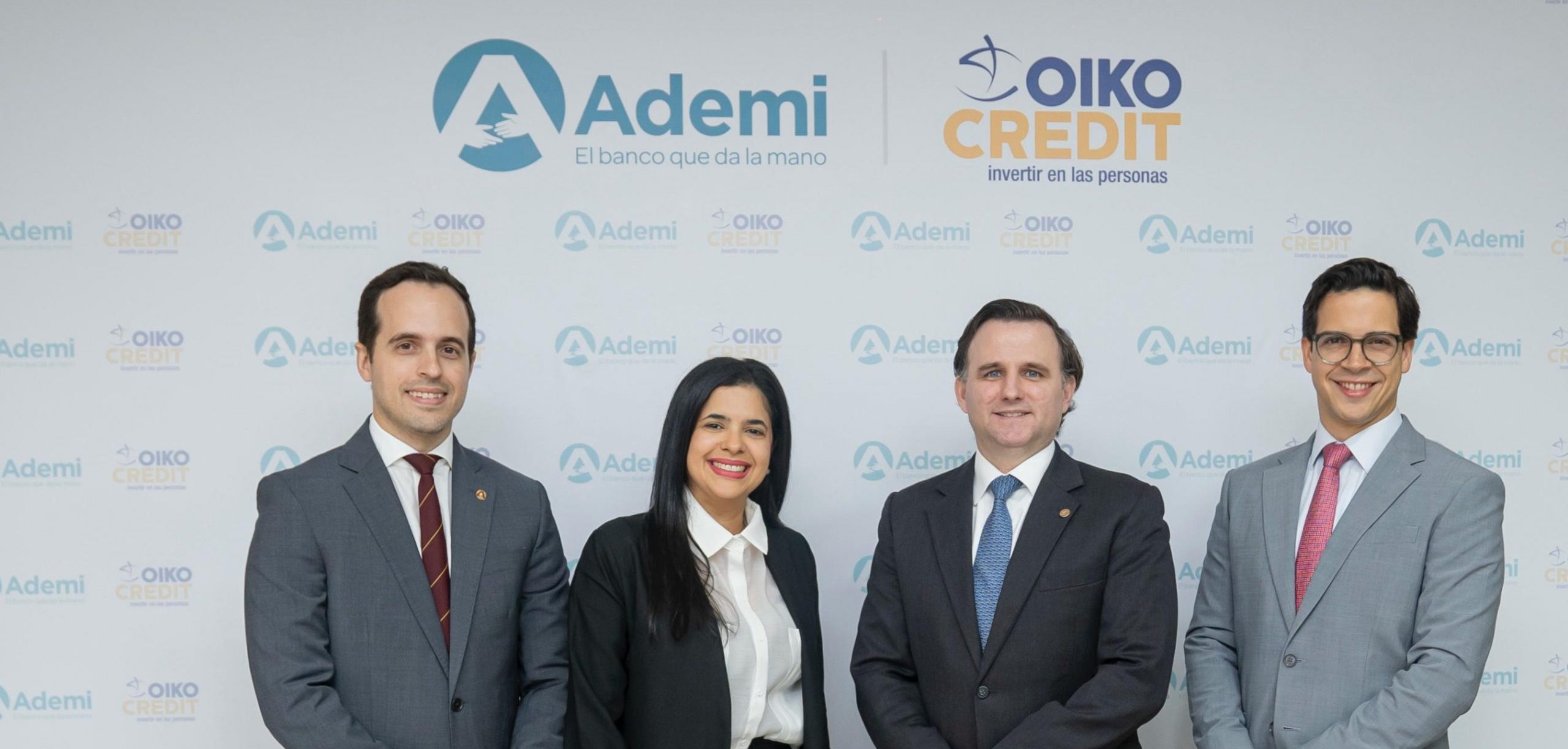 Banco Ademi firmó un importante acuerdo con la cooperativa mundial e inversionista de impacto social Oikocredit. Este acuerdo permitirá acceso a Banco Ademi a RD$550,000,000 destinados a impulsar el crecimiento de sus clientes