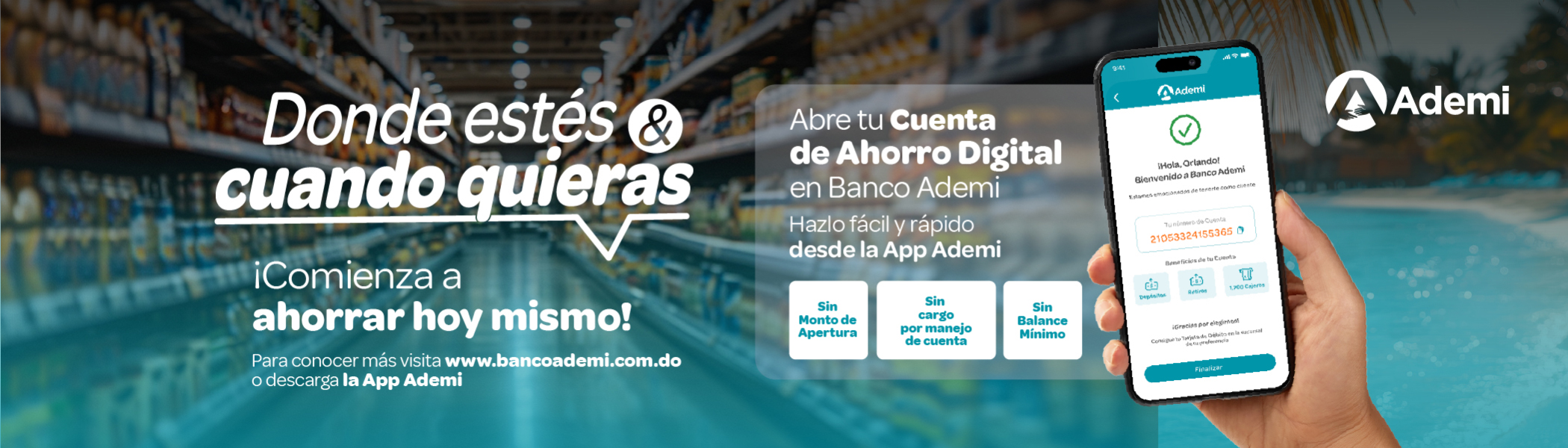 Cuenta de Ahorros Digital Ademi